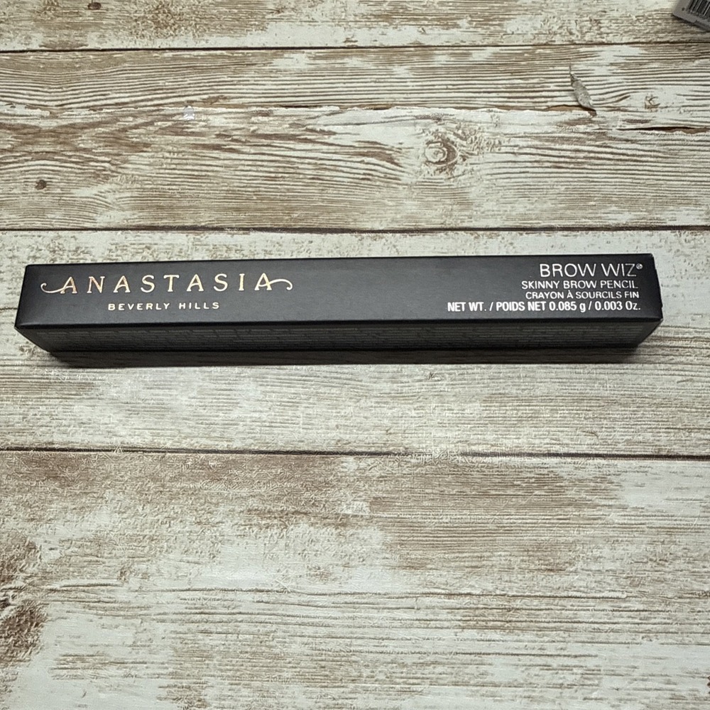 NEW - Anastasia Beverly‎ Hills Brow Wiz Skinny Brow Pencil - Granite .085g